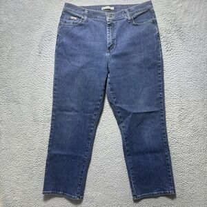 JEANS - Lee - Relaxed Straight Leg - At‎ the Waist - Dark Blue - Sz 14p Workwear